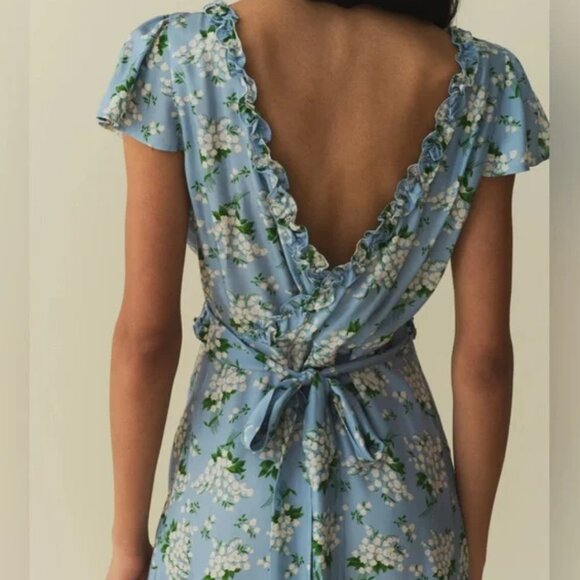 Doen Tayla Dress in Sky May Bell Floral SZ S - Picture 3 of 8